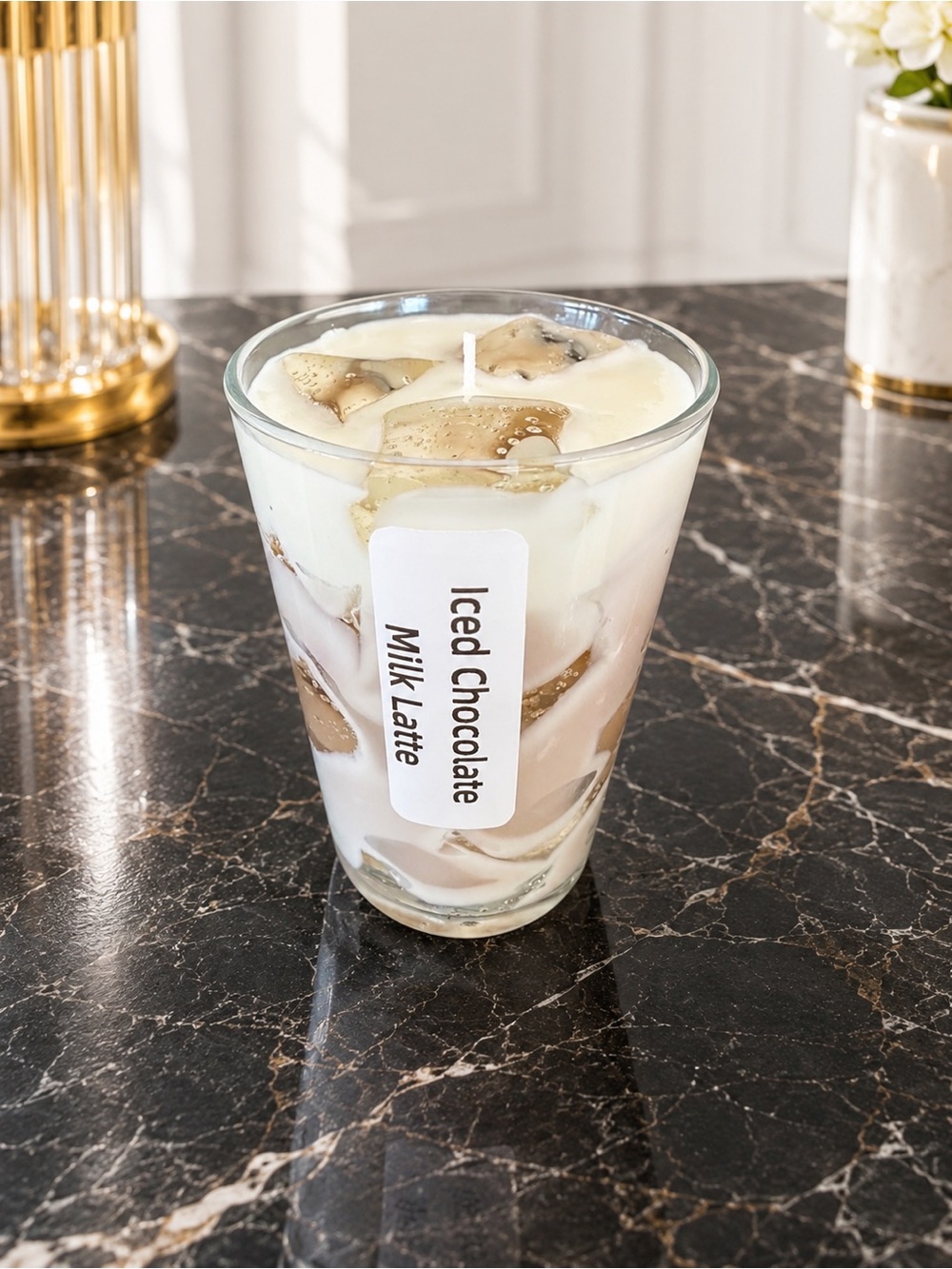 Iced Chocolate Milk Latte Scented Candle
